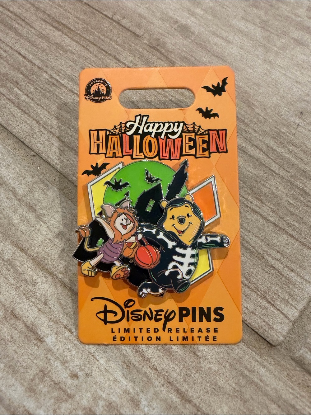 Disney Halloween Winnie the Pooh Costume Pin - Orange/Black